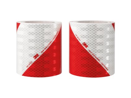 7238 3410 transparentná prizmatická reflexná fólia červená a biela graffiti 141 mm cena za meter vľavo a vpravo