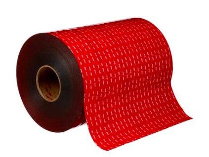 LVO-060BF, 3M VHB páska na nepriamy kontakt s potravinami, nízky obsah VOC, hrúbka 0,6 mm, čierna (balenie A4)