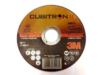 7658 65513 rezný kotúč cubitron ii t41 plochy 115 x 1 mm