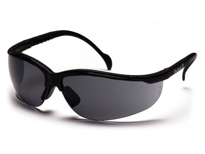 9047 venture ii esb1820st ochranné okuliare nemlžiace sa čierne rámy šedé
