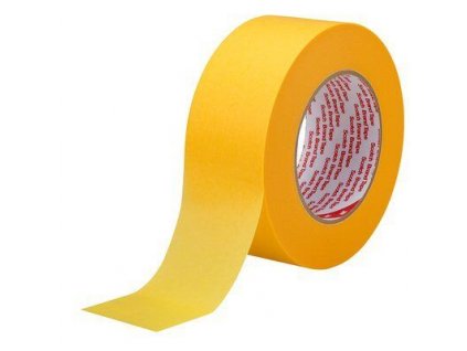 244 Maskovacia páska žltá z japonského papiera washi, vynikajúca vonkajšia odolnosť, kotúč 50 m (šírka 48 mm)