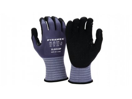 Nitrilové rukavice Pyramex s protišmykovými bodkami GL601DP (veľkosť XXL (11))