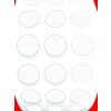5282 logistické samolepiace kolieska 3m 764i priemer 11 mm balenie 3000 ks biela