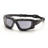 9338 i force esb7020sdt ochranné okuliare nezamlžujúce sa s čiernym rámom