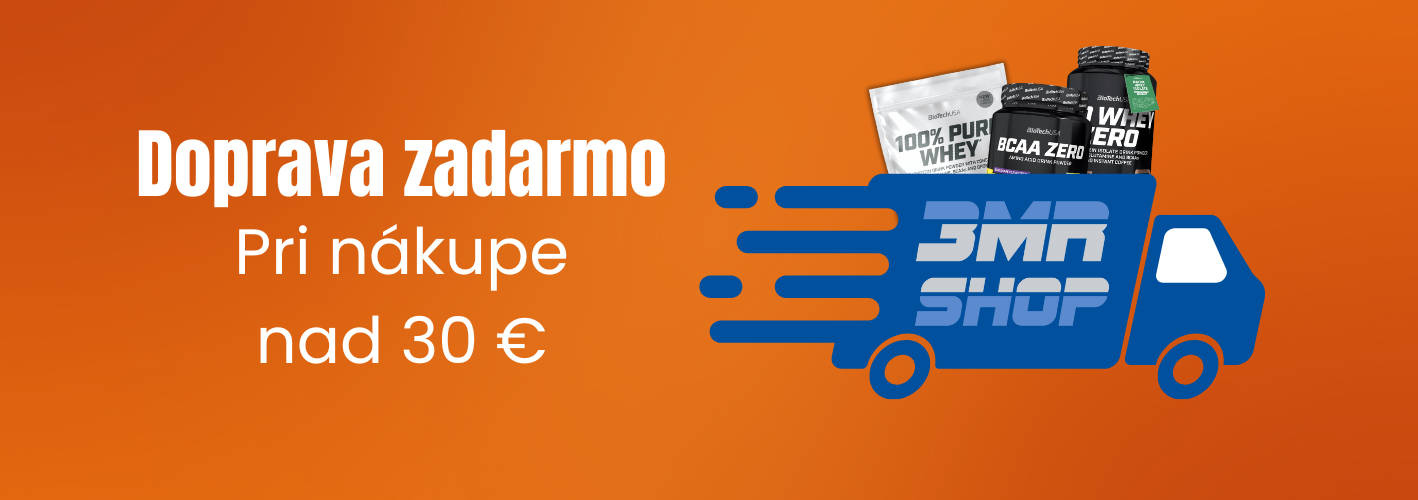 Doprava zadarmo nad 30€ nakupu
