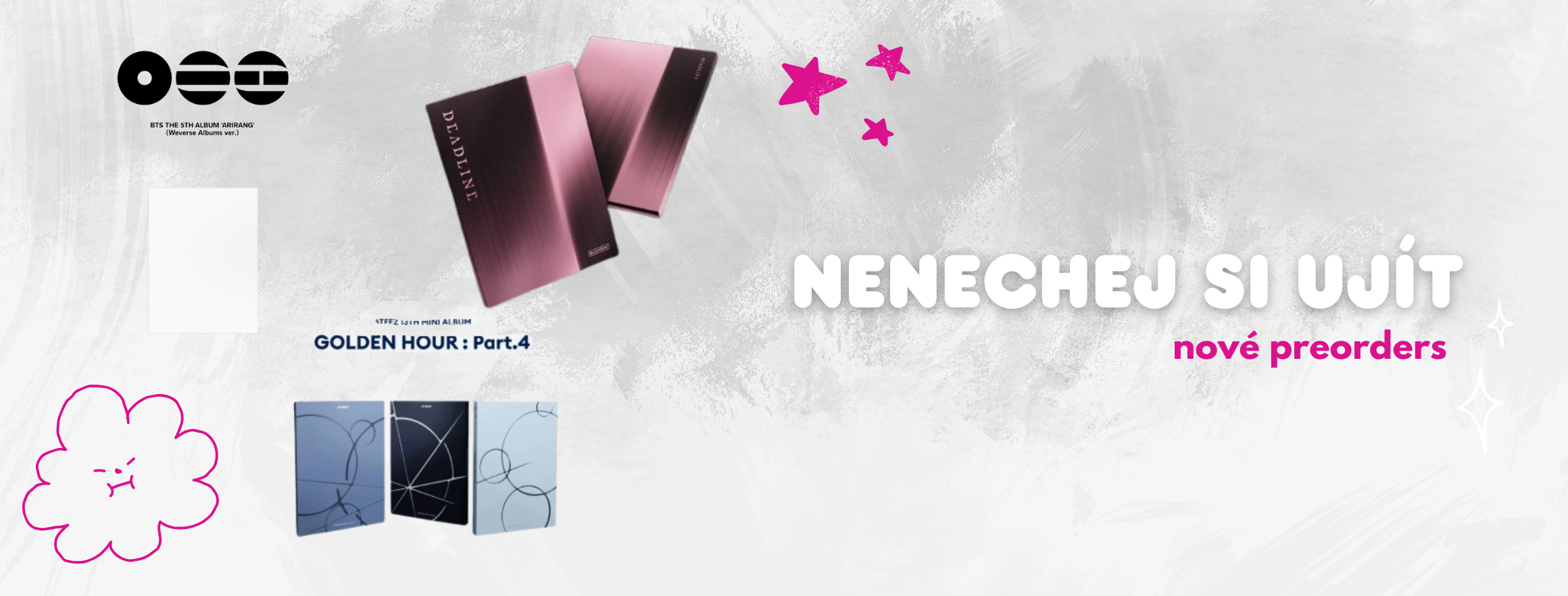 předobjednávky kpop alba