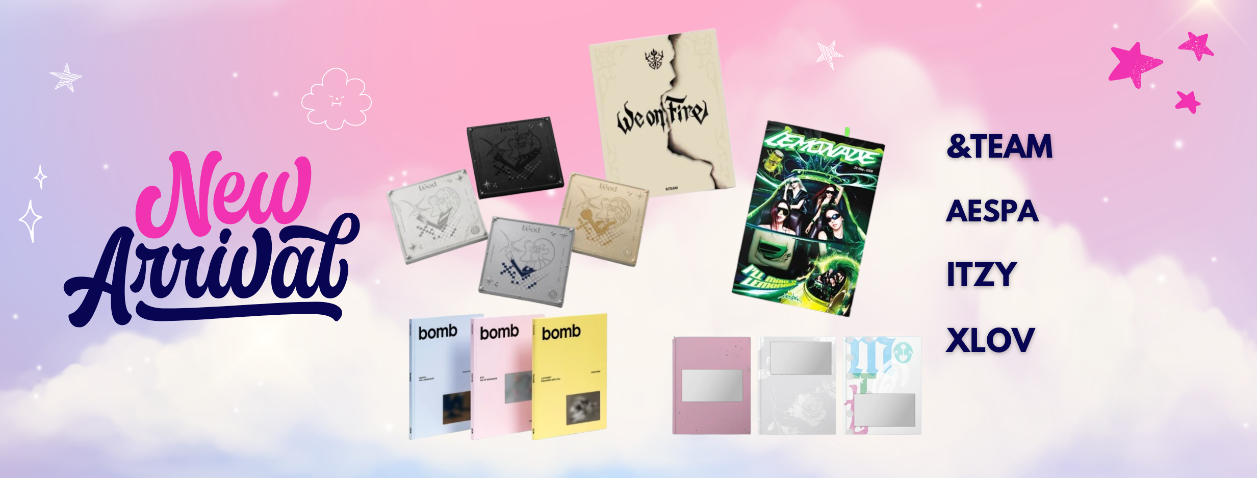 Nové preorders kpop alba