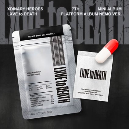 xdinary heroes 7th mini album lxve to death flatform album nemo ver