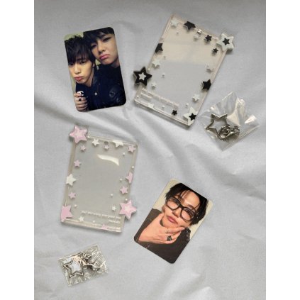 Průhledný pc holder hvězdy