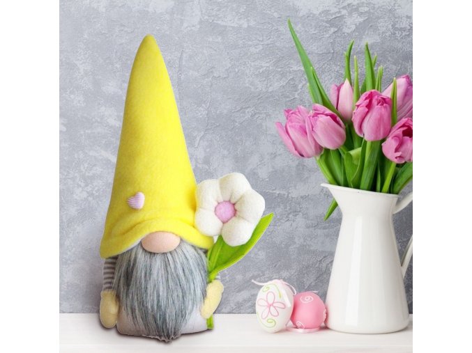 A 1 2 pcs easter standing bunny gnome handm variants 0