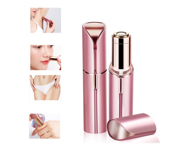 9zUXElectric Eyebrow Trimmer Mini Eye Brow Epilator Facial Lipstick Shape Hair Removal Portable Women Painless Razor