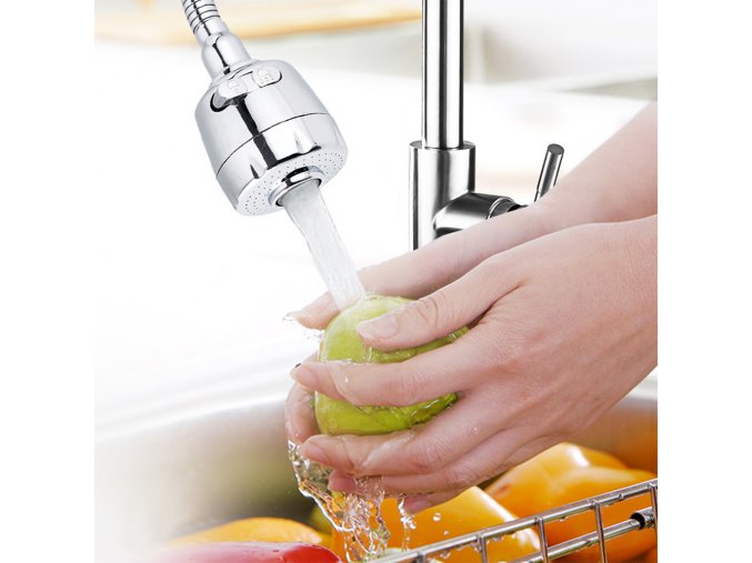 MytwKitchen gadgets 2 3 Mode Faucet 360 Degree Rotation Filter Extension Tube Shower Water Saving Tap