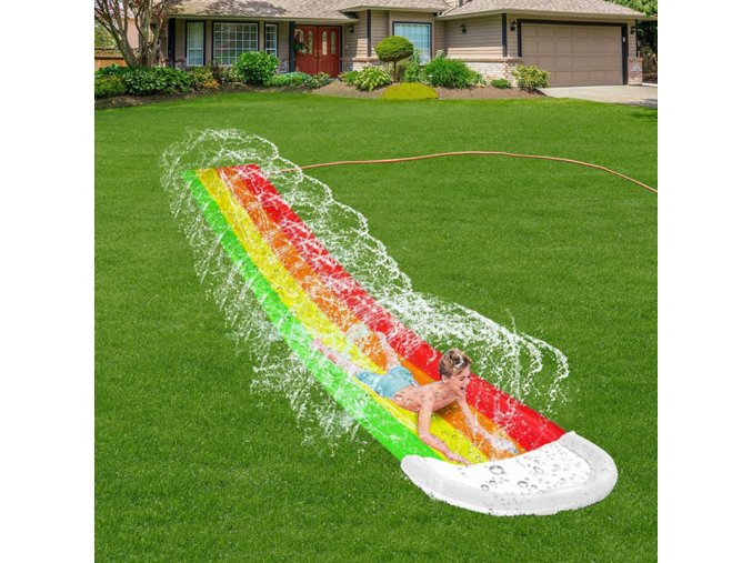 iaOnNew Games Center Backyard Children Adult Toys Inflatable Water Slide Pools Children Kids Summer Gifts Backyard
