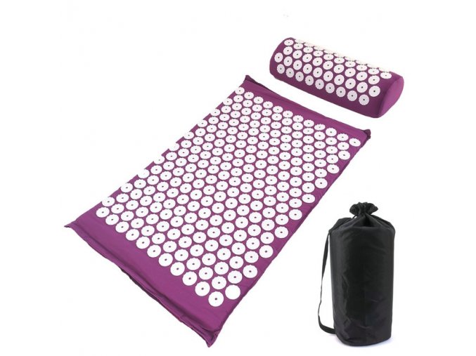 XHgBYoga Acupressure Mat Neck Back Foot Massager Pain Stress Relief Massage Cushion Pad