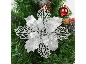 5pcs 9 16cm Glitter Artifical Christmas Flowers Christmas Tree Decorations for Home Fake Flowers Xmas Ornaments.jpg 640x640