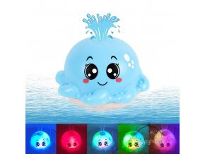 main image0Baby Bath Toys for Kids Spray Water Toys Baby Shower Electric Whale Bath Toys with Light (1)