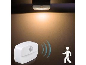 main image01pcs LED Night Light Wireless Motion Sensor Lights Corridor Closet Stair Room Lamps For Bedroom Cabinet