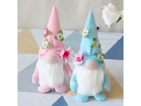 main image0Mother s Day Flower Gnome Doll Handmade Swedish Tomte Spring Easter Elf Faceless Doll Decoration Ornaments