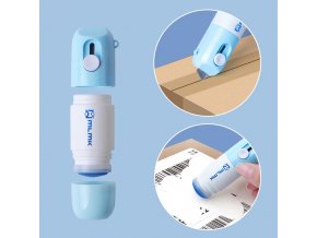 5vUOThermal Paper Correction Fluid with Knife Parcel Box Opener Home Office Anti Peep Identity Information Privacy