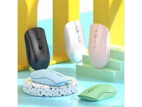 a2xRWireless 2 4G MUTE MOUSE DESKTOP LAPTOP BLUETOOTH Charging Wireless Mouse