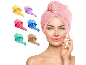 HUpUHot Microfiber Towel Quick Dry Hair Magic Drying Turban Wrap Hat Caps Bathing Bath Towels For