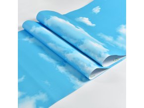 A5NaPeel and Stick Blue Sky 3D Wallpapers DIY Self Adhesive Clouds Home Decor Waterproof Wall Stickers