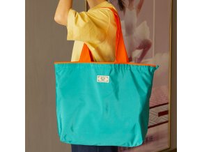 1WPRLarge Supermarket Shopping Bag Drawstring Vegetable Fruit Bag Environmental Protection Fashion Shoulder Bag Handbag Grocery Bag