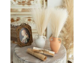 xIDH55CM 5 10 20PCS Fluffy Pampas Grass Boho Decor Flower Fake Plant Reed Simulated Wedding Party