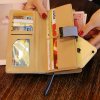 main image3Women Wallet PU Leather Purse Female Long Wallet Gold Hollow Leaves Pouch Handbag For Women Coin