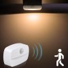 main image01pcs LED Night Light Wireless Motion Sensor Lights Corridor Closet Stair Room Lamps For Bedroom Cabinet