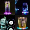 main image3LED Coaster For Bar Table Decoration Accessories Acrylic Bar Cocktail Flash Base LED Mats Crystal Ultra