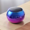 1Y6cMini Bluetooth Speaker with Mic TWS Wireless Sound Box HiFi Music Cell Phone Tablet Metal Loud