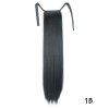 zaj6AZIR Long Straight Ponytail Hair Synthetic Extensions Heat Resistant Hair 22Inch Wrap Around Pony Hairpiece for