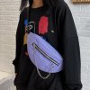 GEDmNew Women Chain Waist Bag Ladies new Designer Canvas Fanny Pack Fashion Travel Money Phone Chest