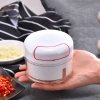 EHSkWhite Multi functional Food Garlic Grinder Hand pulled Garlic Grinder In The Kitchen Palm