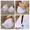 b5HOMesh Laundry Bag Shoes Washing Bag With Zips Laundry Net For Trainers Boot Shoes Washing Machine