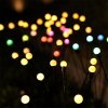 lvX1Solar LED Light Outdoor Garden Decoration Landscape Lights Firework Firefly Lawn Lamps Country House Terrace Balcony