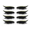 BBZQ2 In 1 Eyeliner False Eyelashes Sticker Double Eyelid Line Patch Reusable Waterproof Makeup Glitter Shiny