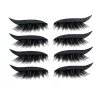 VldV2 In 1 Eyeliner False Eyelashes Sticker Double Eyelid Line Patch Reusable Waterproof Makeup Glitter Shiny