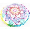 qNhi32in Round Mandala Tapestry Pillows Case Cover Meditation Covers Ottoman Poufs Retro Ethic Pillow Case26