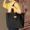 IiRsLarge Supermarket Shopping Bag Drawstring Vegetable Fruit Bag Environmental Protection Fashion Shoulder Bag Handbag Grocery Bag