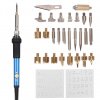 gTF328pcs Wood Burning Kit Pyrography Pen DIY Set for Embossing Carving Soldering