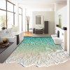 nXpfCustom Self adhesive Floor Mural Photo Wallpaper 3D Seawater Wave Flooring Sticker Bathroom Wear Non slip