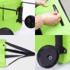 o46i2 In 1 Foldable Shopping Pull Cart Trolley Bag With Wheels Vegetables Organizer Reusable Waterproof Large