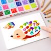 9Lw1Creativity Finger Painting Set Drawing Coloring Books for Kids Montessori Learning Education Doodle Book Handmade Drawing