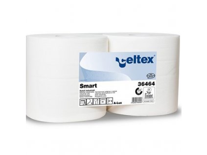 Priemyselná rola CELTEX SMART 800, 2 vrstvy, biela celulóza (2 rol = bal)