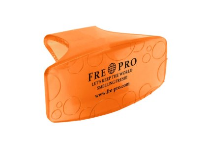 Voňavý gumený záves na toalety FRE PRO - BOWL CLIP Mango - oranžová
