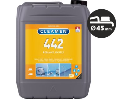 CLEAMEN 442 podlahy kyslé, (5 L = bal)