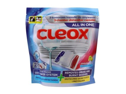 CLEOX tablety do umývačky riadu gélové (27 ks = bal)