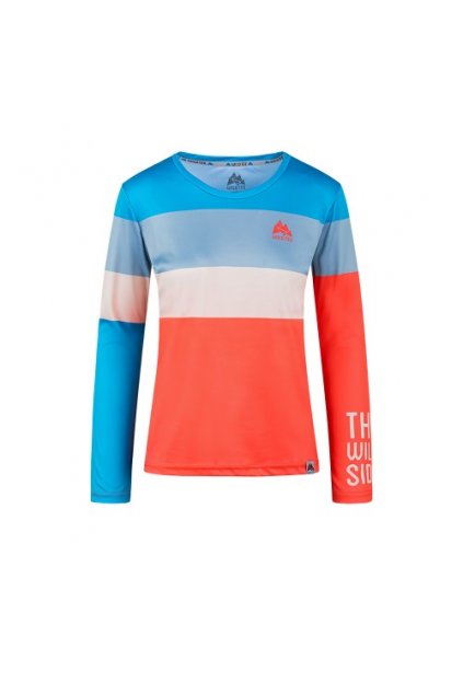 colorblock teal women longsleeve